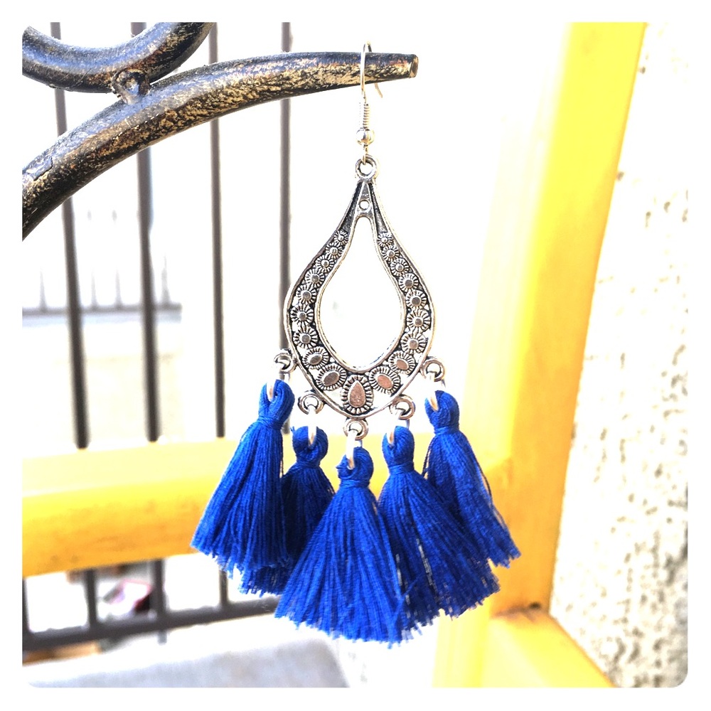 Bohemian tassel earrings